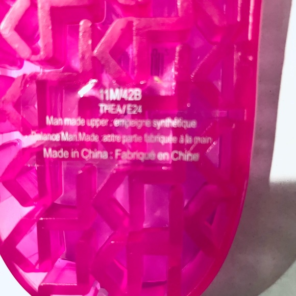 Karl Lagerfeld NWT Women’s Slide Sandals Fuchsia/Pink & Embellishments SIZE 11 - Picture 10 of 11